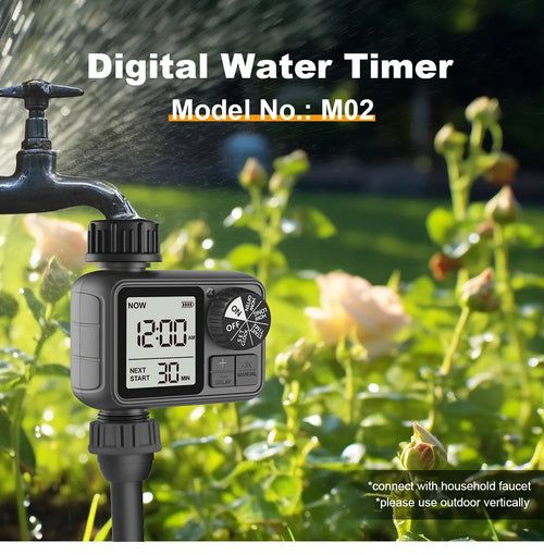 Automatic Plant Watering Timer | Dual Outlet System