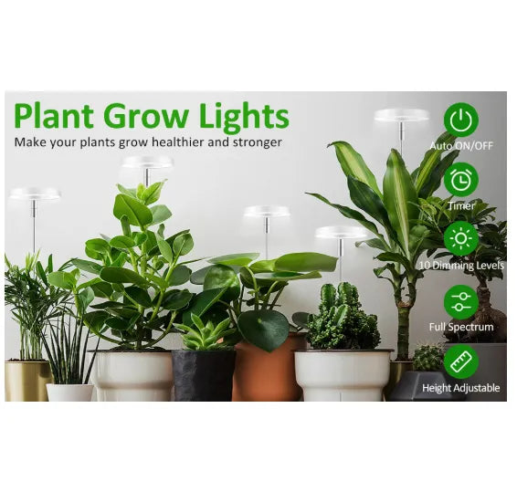 LED Grow Light for Indoor Plants | Timer + Dimming