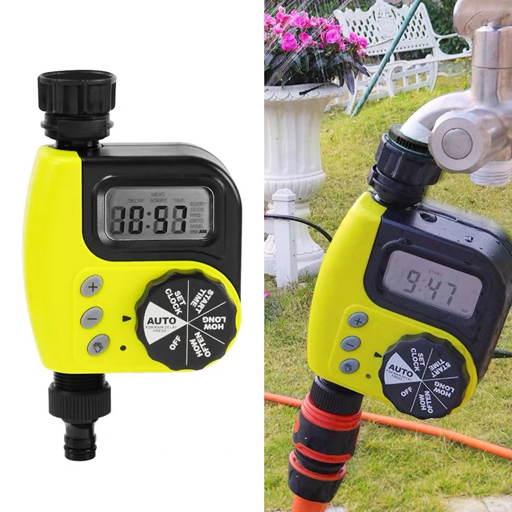 Automatic Garden Watering System with Timer Control