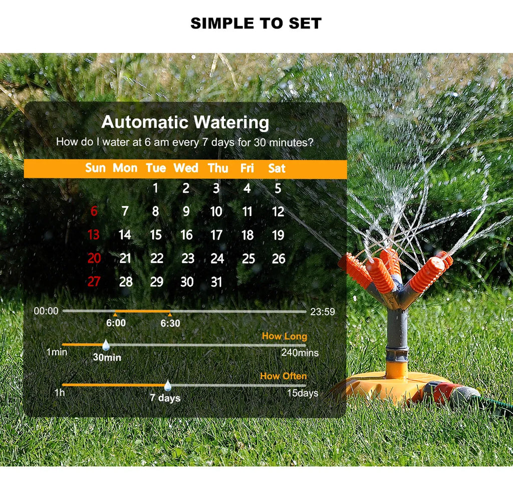 Automatic Plant Watering Timer | Dual Outlet System