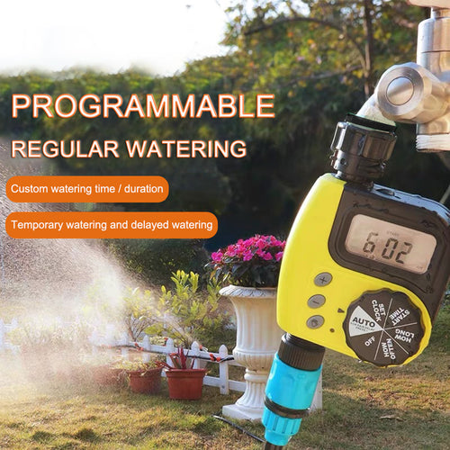 Automatic Garden Watering System with Timer Control